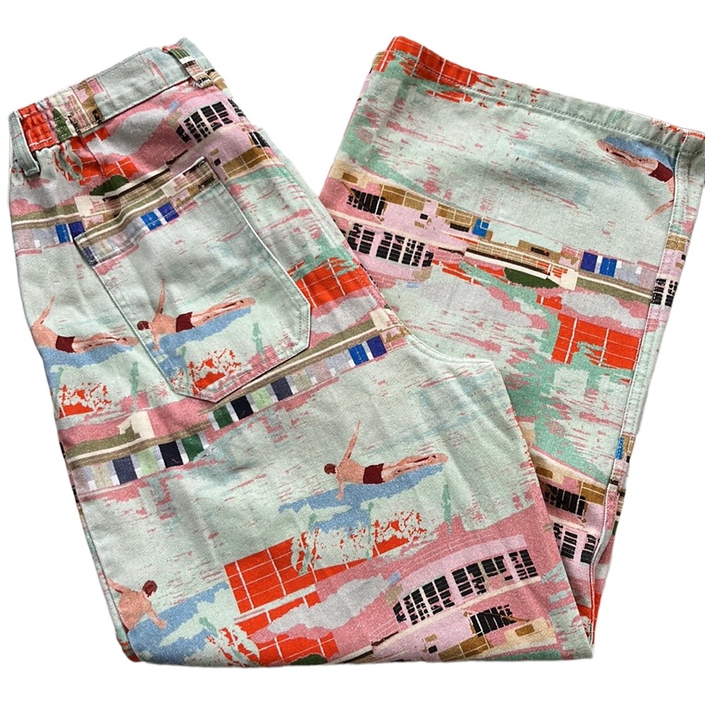 Lucy & Yak Multicolor Patterned Women Jeans